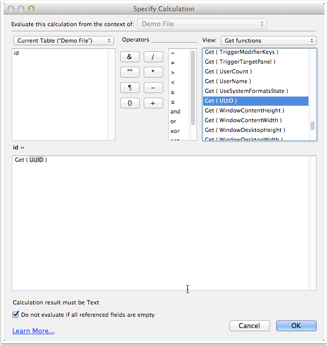 Universally unique identifiers